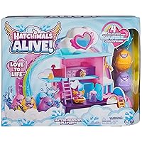 HATCHIMALS Alive | Il playset Asilo Alive con 4 Mini Personaggi in Uova Che Si schiudono