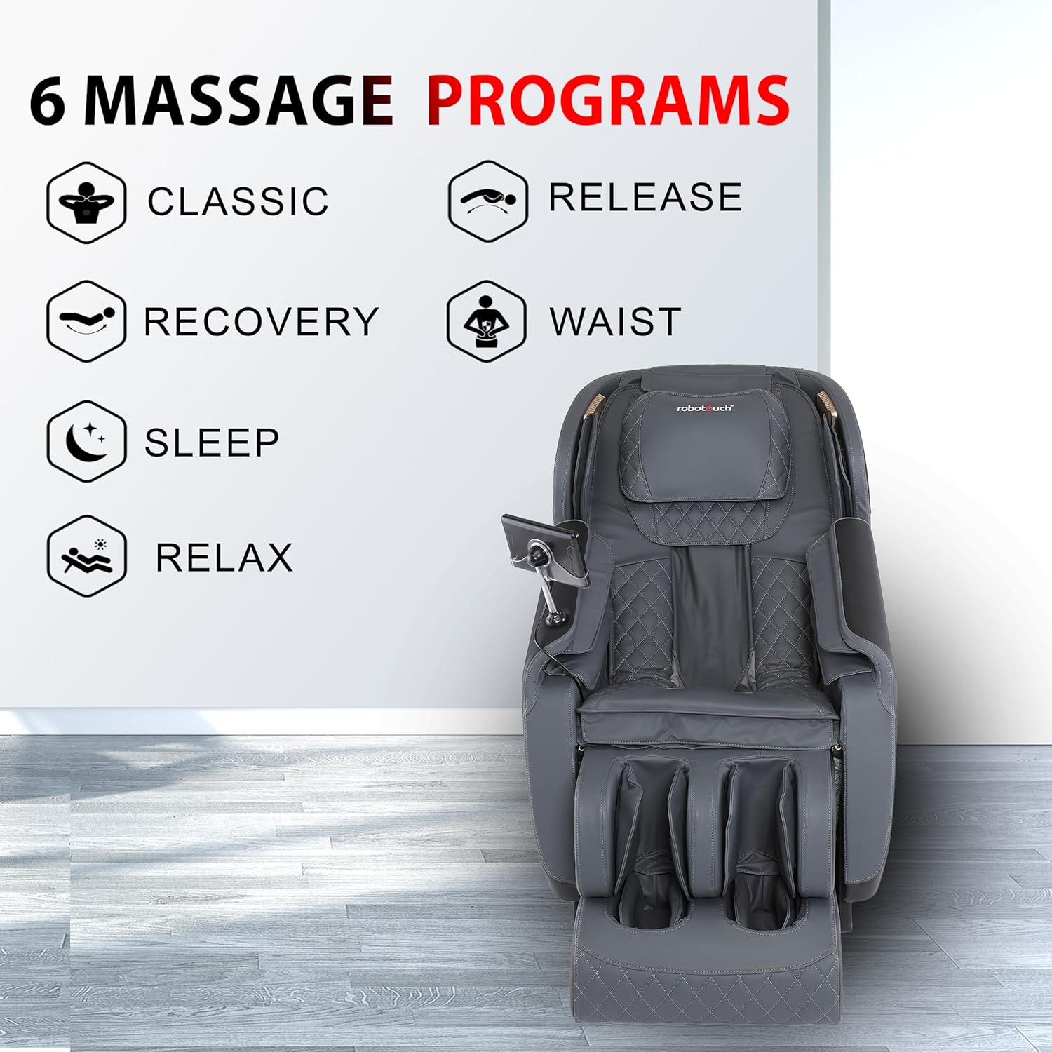 RoboTouch ABS EcoLax SL Track Zero Gravity Full Body Massage Chair ( Black) RoboTouch ABS EcoLax SL Track Zero Gravity Full Body Massage Chair ( Black)