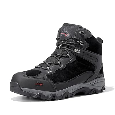 NORTIV 8 Men's Waterproof Hiking Boots Outdoor Mid Trekking Lightweight Mountaineering Shoes Paladin