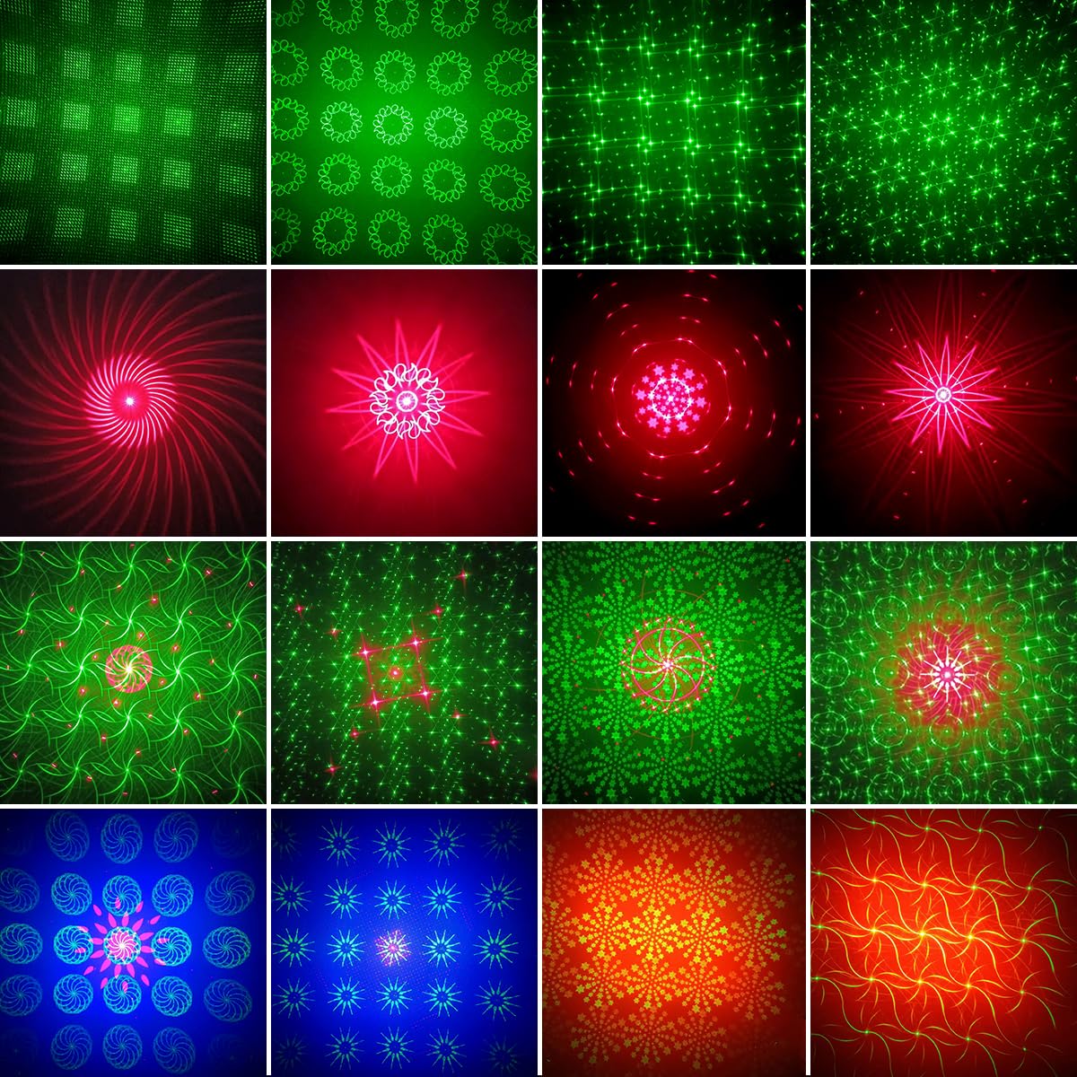Projecteur LED stroboscopique DJ RVB avec activation sonore pour fêtes, Noël, club, bar, cadeau, anniversaire, rave, appareil d'éclairage de scène.