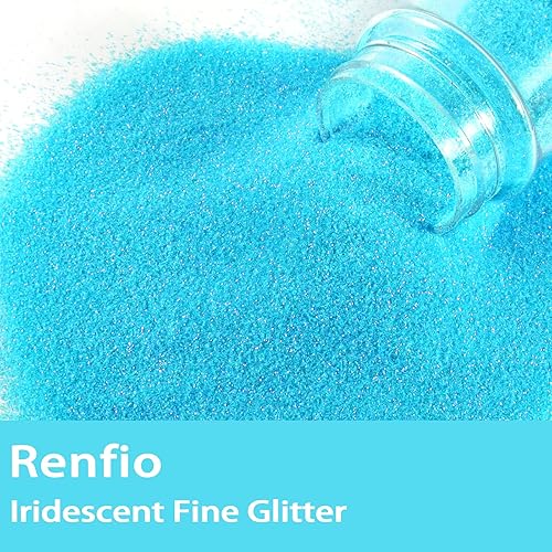 Miniatura 75 de Renfio Polvo ultra fino de purpurina rojo vino oscuro, 2.11 onzas (2.12 oz), copos de PET, manualidades, lentejuelas, decoración de slime, seguro