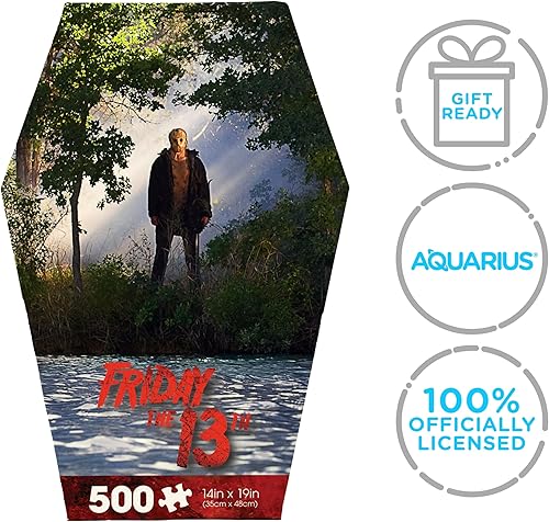 Miniatura 8 de AQUARIUS Friday The 13th - Rompecabezas de 500 piezas (rompecabezas de 500 piezas), sin deslumbramiento, ajuste de precisión, con licencia oficial