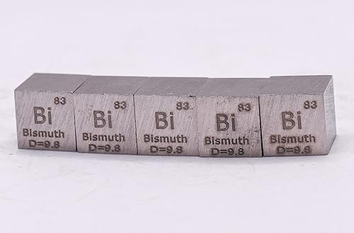 Miniatura 58 de Cubo de metal cobalto de 0.39 pulgadas (0.394 in) hasta un 99.9% puro elemento de tabla periódica de densidad grabada, colección de bloques