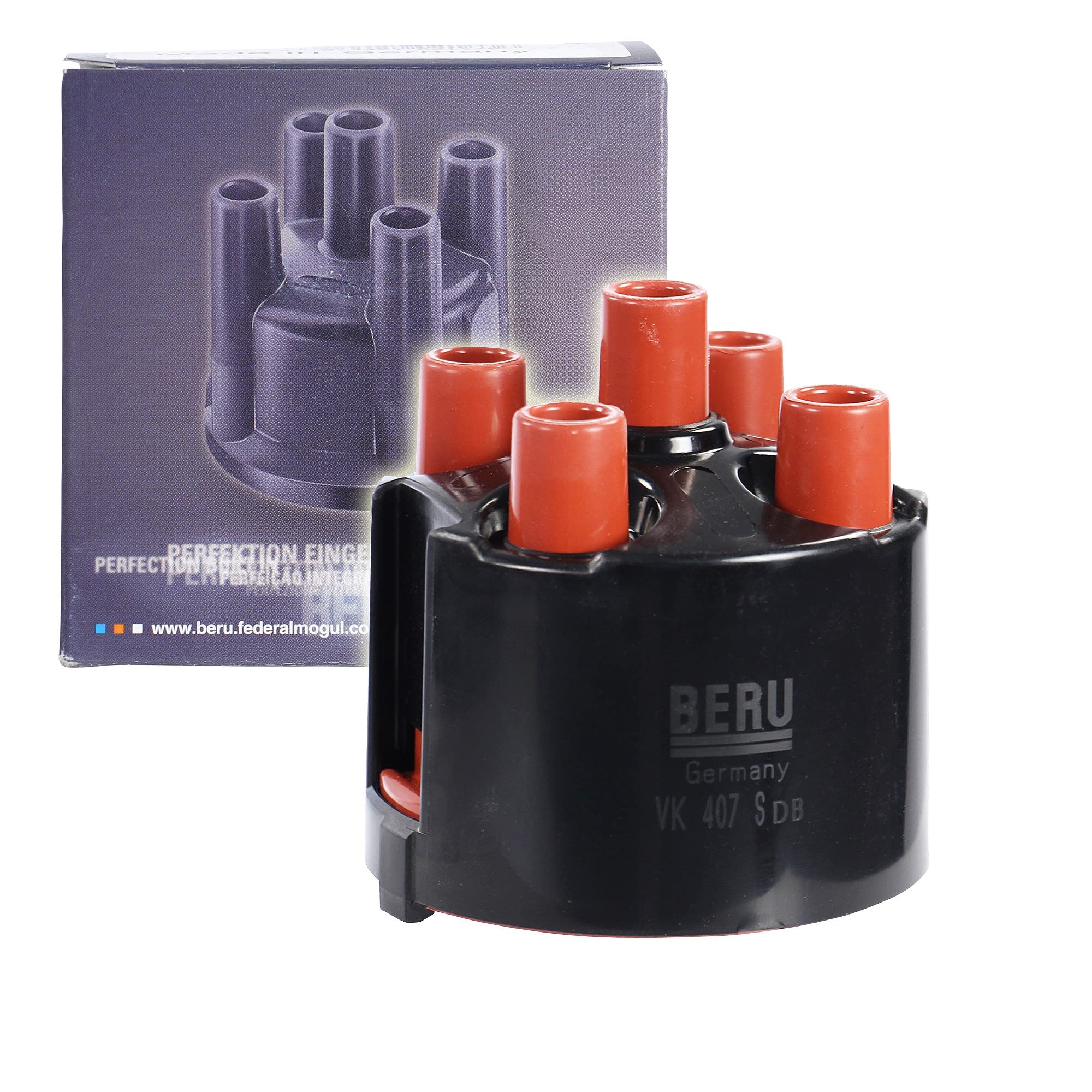 BERU Calotta distributore accensione VK407S Compatibile con: AUDI 100 C3 Avant, 100 C4 Avant, 100 C4 Stufenheck, 80 B2 Stufenheck, 80 B3 Stufenheck, 80 B4 Avant, 80 B4 Stufenheck, A4 B5, A4 B5 Avant