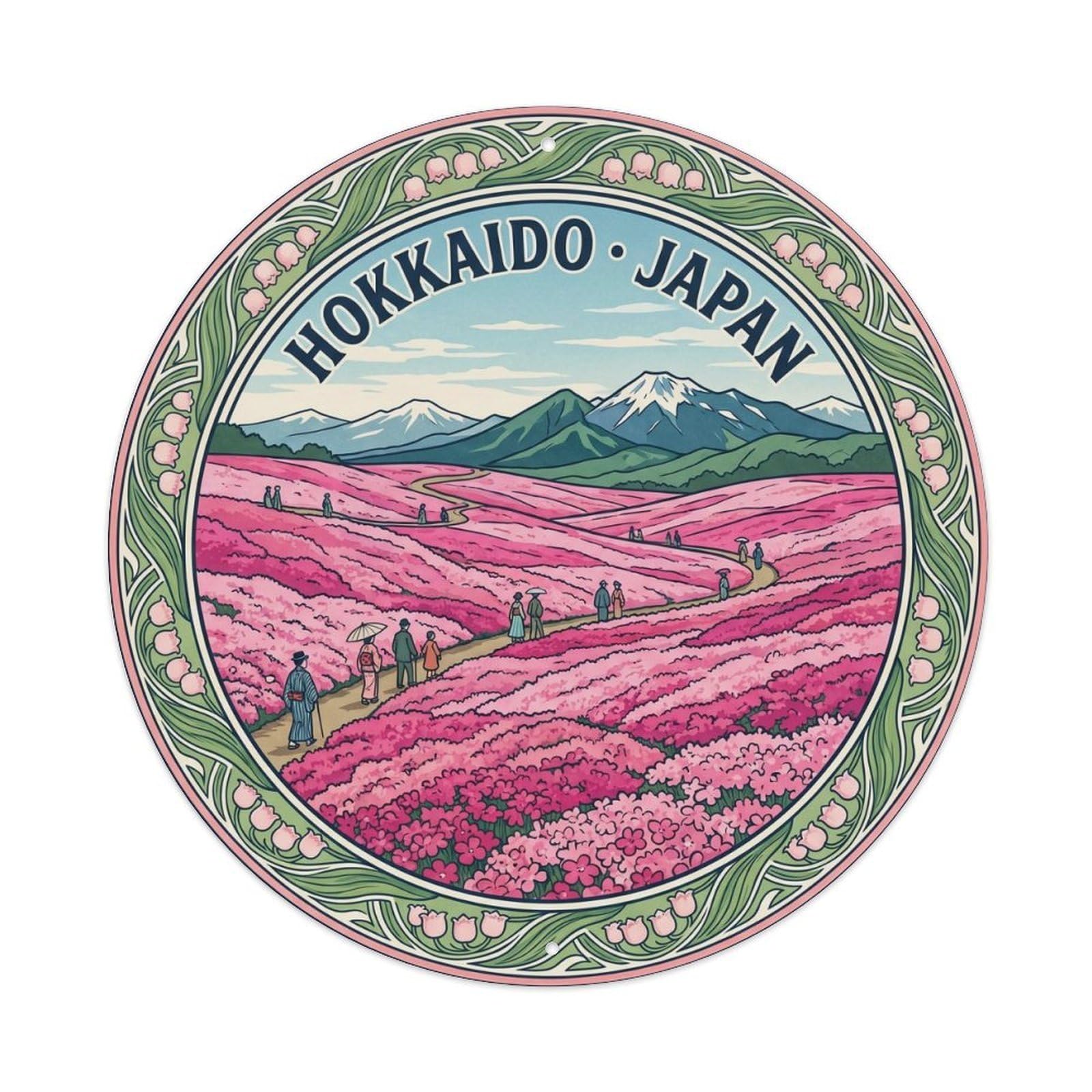 Takinoue Lily Of Valley Farm Spring Botanical Travel Metal Tin Sign