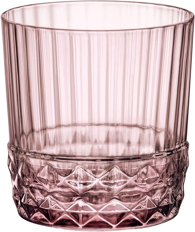 Set de 6 Vasos Bormioli Rocco America '20s, 12.5 oz, Cristal Color Rosa Lila miniatura 5