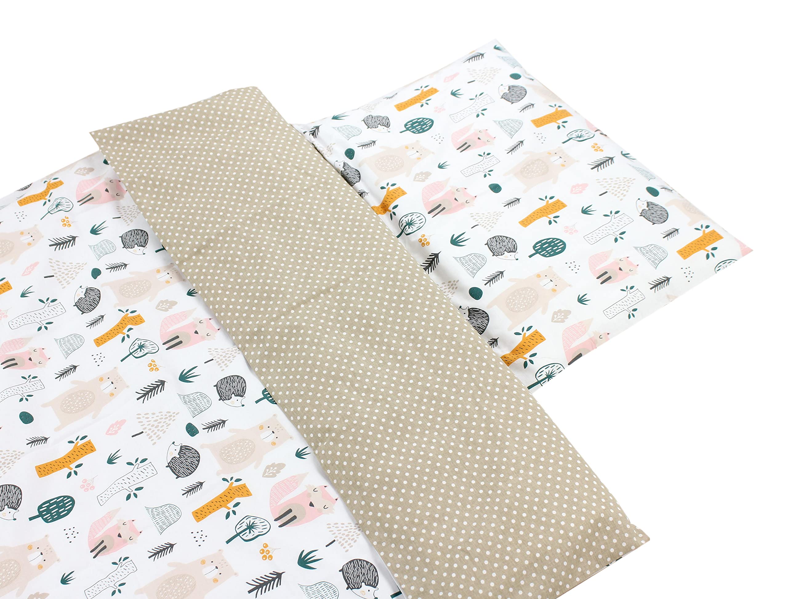 TupTam Juego de Ropa de Cama para Niños, de 2 Piezas., Conejo/Rosa/Lunares, 120x90 cm — view 122