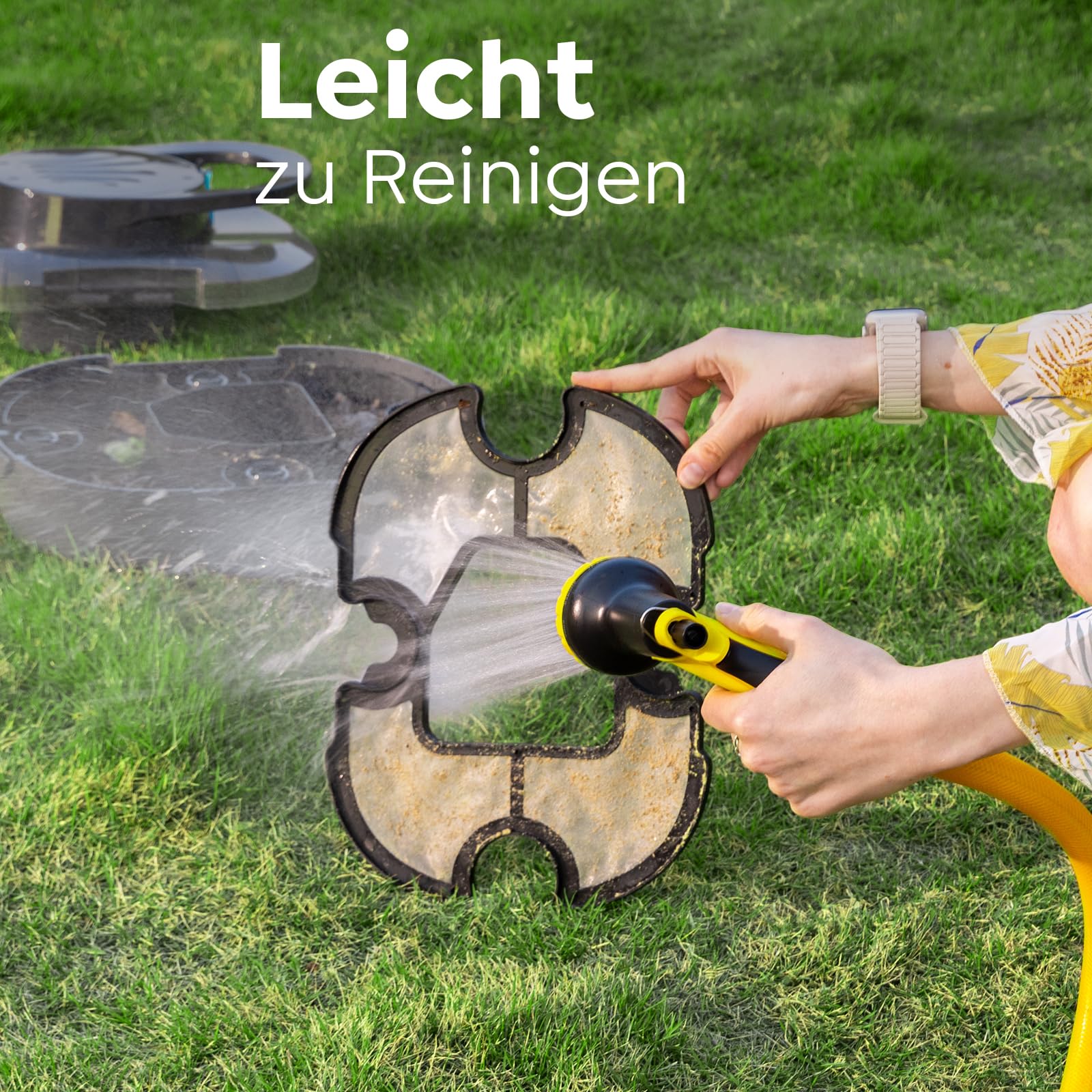 S1PRO 2026 Upgrade Poolroboter mit 120 Min Automatisch Reinigungszeit, Poolsauger Akku mit Dual-Motoren, 2,5H Ladezeit, Leichter Poolreiniger für Oberirdische Pools bis 100 m², Grau