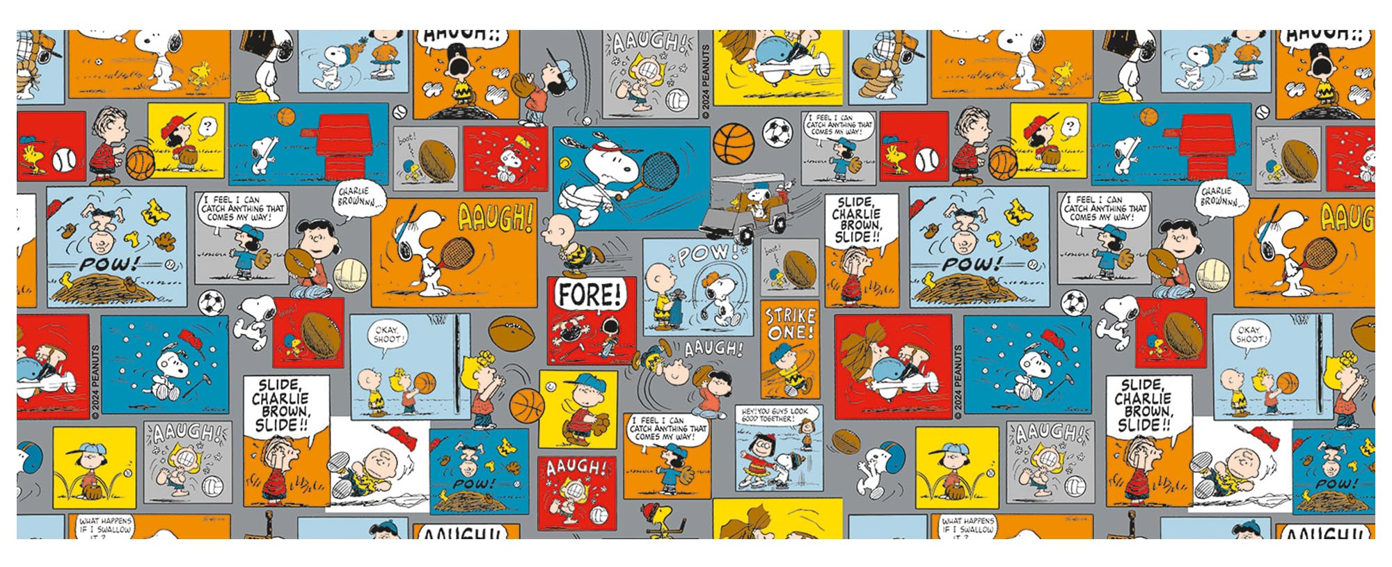 IlGruppone Tappeto Peanuts Cucina Originali Antimacchia e Antiscivolo Made in Italy Passatoia Multiuso Corridoio Soggiorno Lavabile in Lavatrice - Comics - 50x350cm