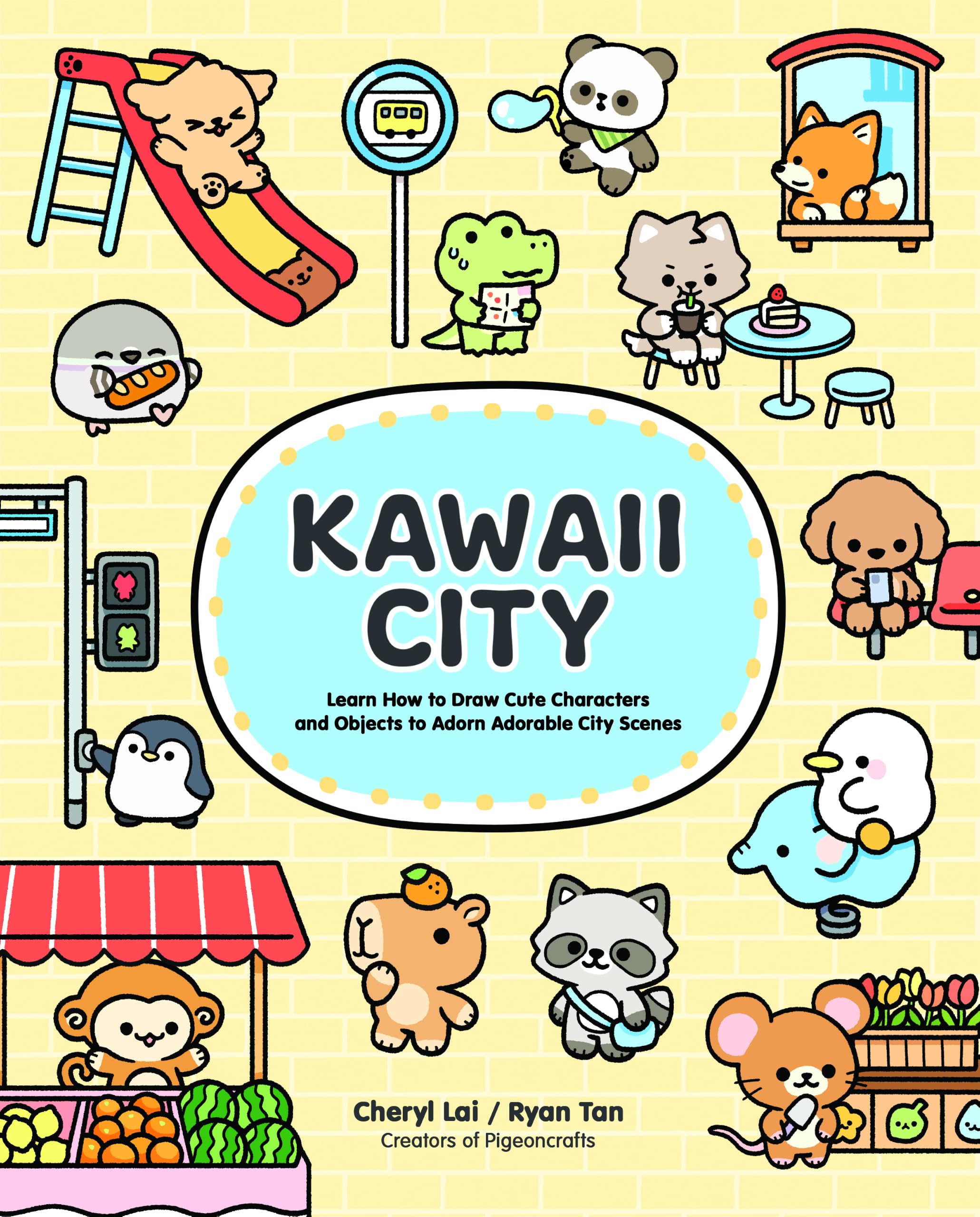 Kawaii City: Learn How to Draw Cute Characters in Adorable City Scenes