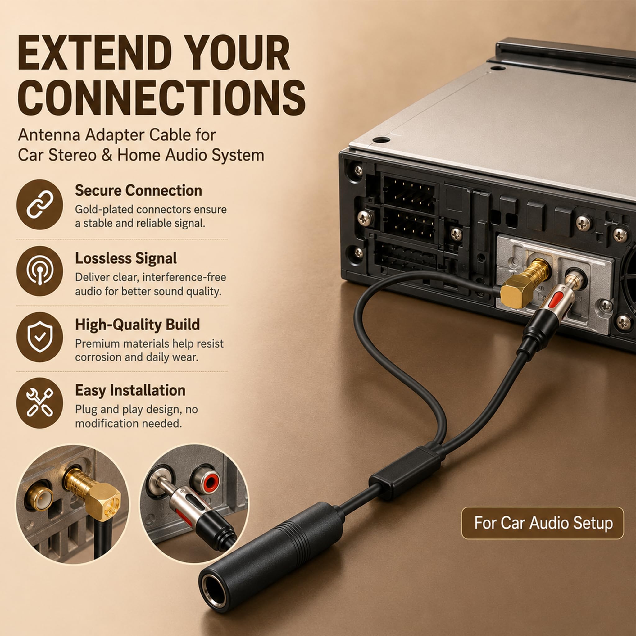 DAB Antenne Splitter SMB