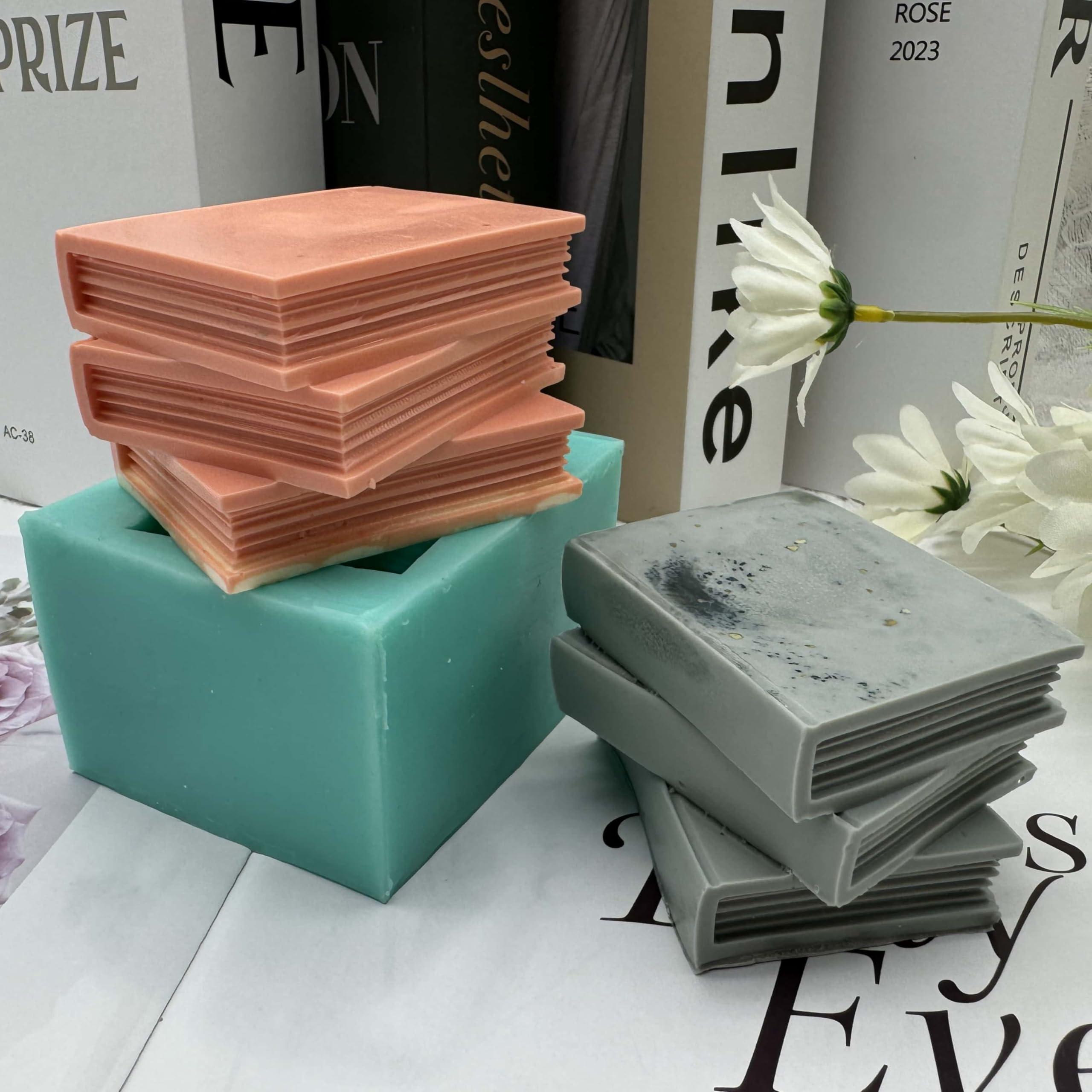 3D-Form für Seife, Handarbeit, Kerze, Wachs, Schmelzformen, Mousse, Kuchen, Aromatherapie, Gips, Kunstharz, Basteln, Silikonform