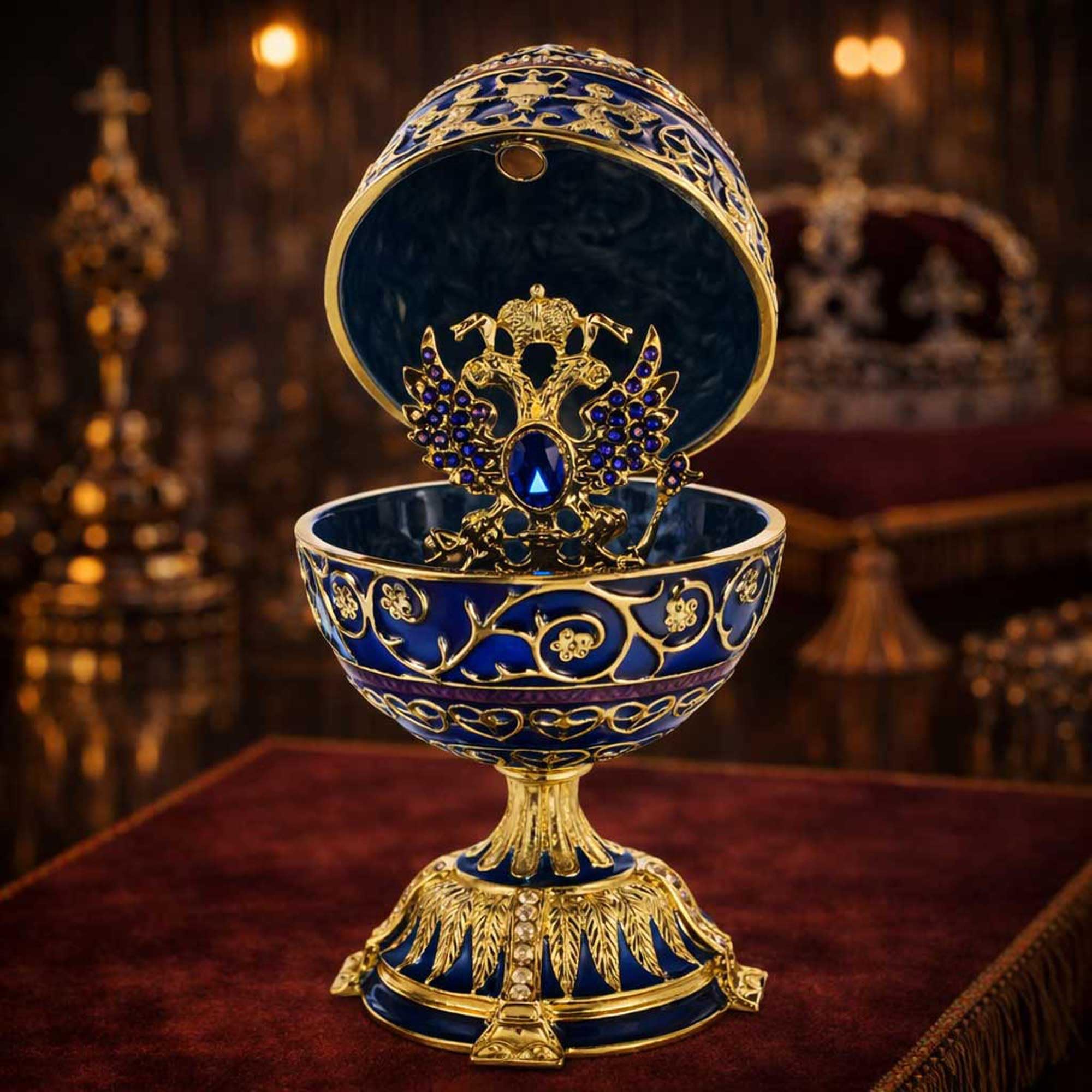 Amazon.com: BestPysanky 1912 Tsarevich Royal Imperial Easter Egg