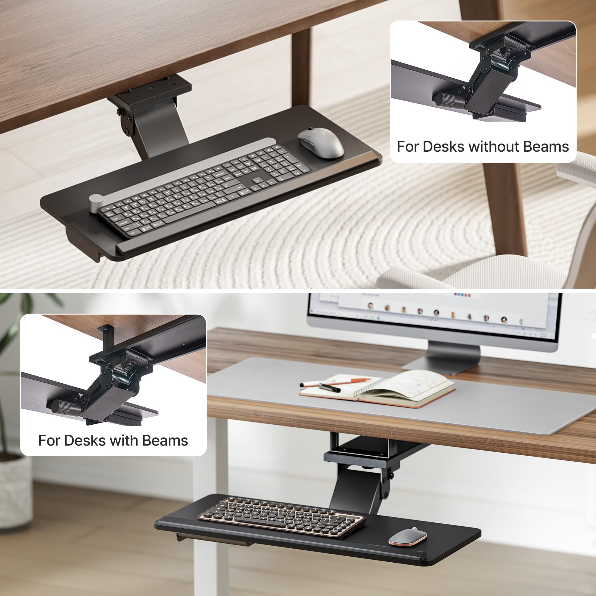 Nuhjytgf Underdesk Toetsenbordlade, Toetsenbord Lade Track