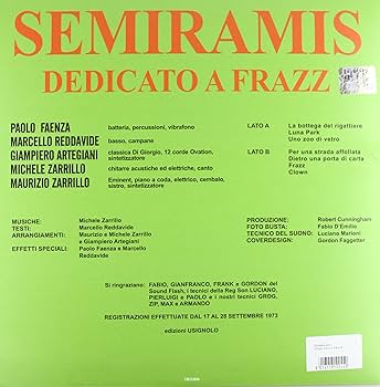 Amazon.co.jp: Dedicato a Frazz [Analog]: ミュージック