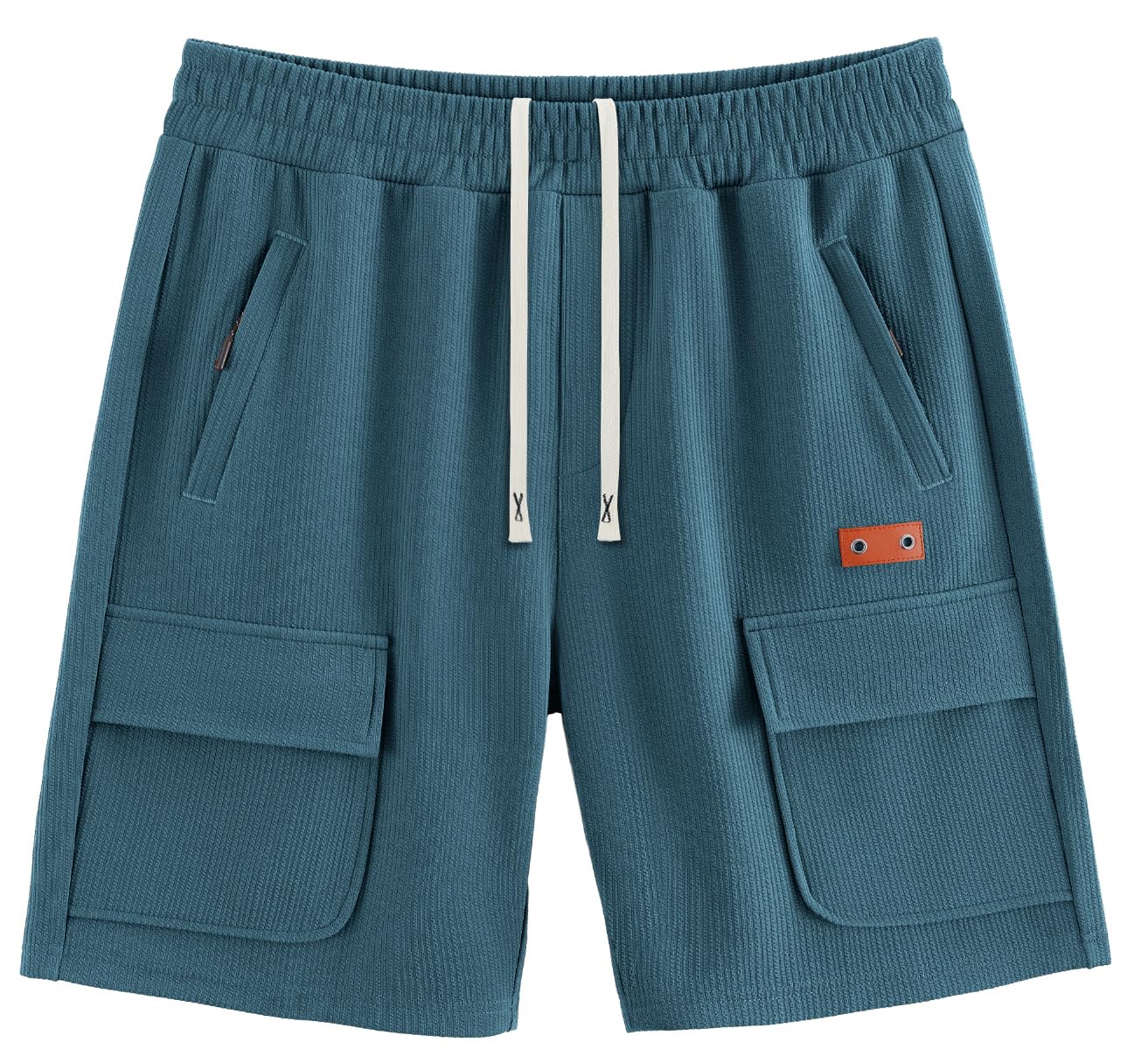 APTRO Kurze Hosen Herren Shorts mit Reißverschlusstasche Freizeitshorts Elastische Taille