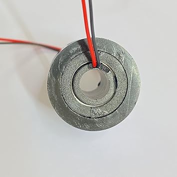 Taidacent Hollow Slip Ring Signal Power Continued 2/4/6/12 Road Collector Ring Conductive Electric Motor Slip Ring Rotating Connector (2 Wire 1.5A Inner Hole 7mm Outer Diameter 22mm)
