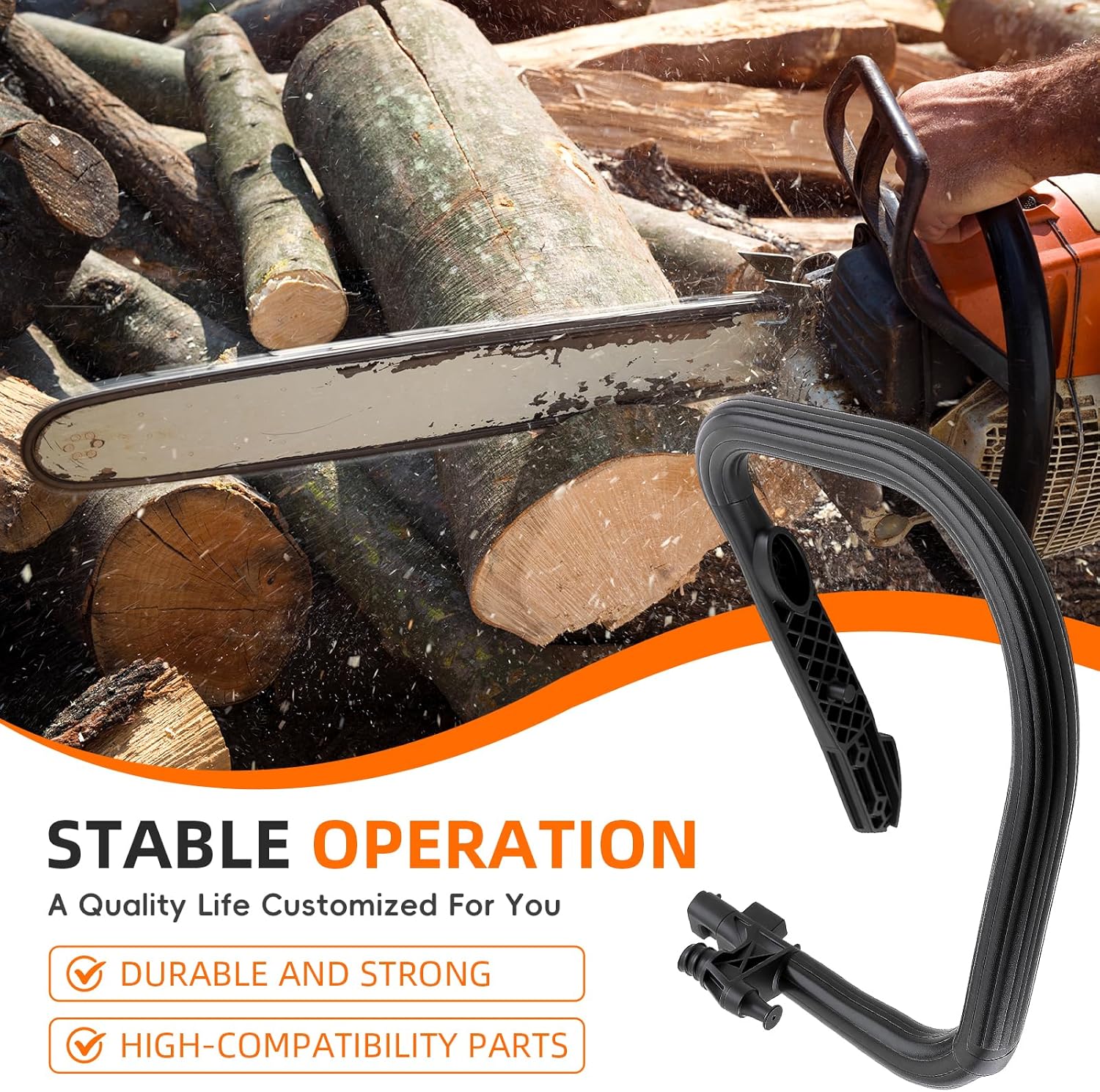 Handle Bar compatible with Stihl MS 391 311 362 MS311 MS362 MS391 Chainsaw Replace 11407911703