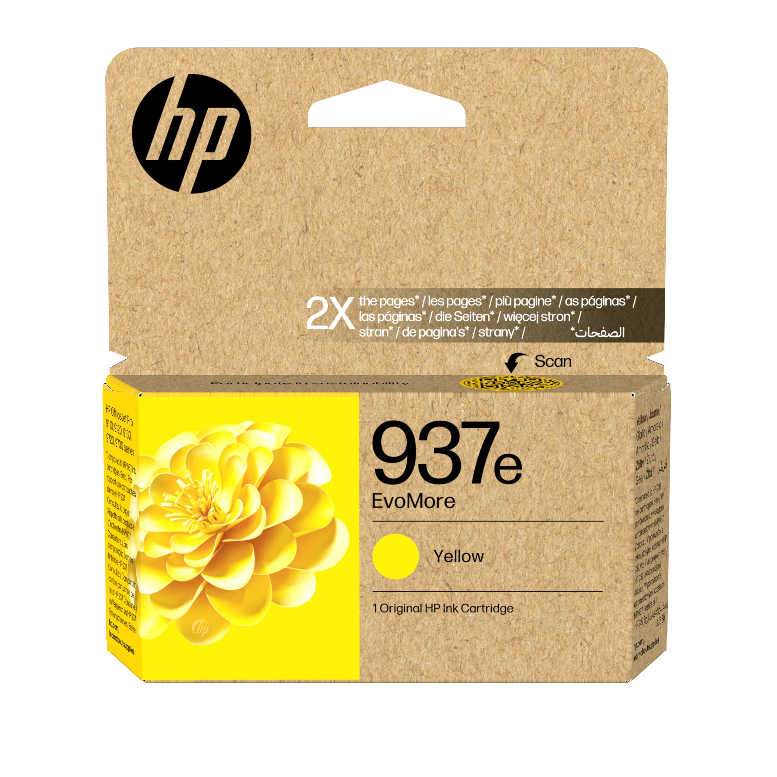 HP 937 Gelb EvoMore Original Druckerpatrone