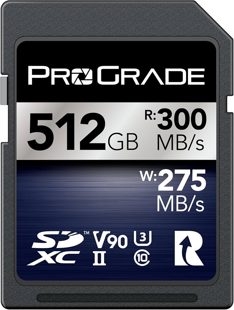 新品　ProGrade メモリーカード　512GB 最大読込3400MB/s Amazon | ProGrade Digital SDXC UHS-II V60 GOLD 512GB メモリー