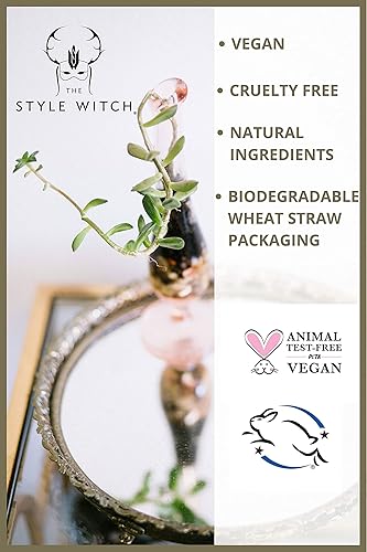 Miniatura 5 de THE STYLE WITCH Gel para el cabello lote 11 ingredientes naturales vegano libre de crueldad en 8 oz botella de paja de trigo biodegradable