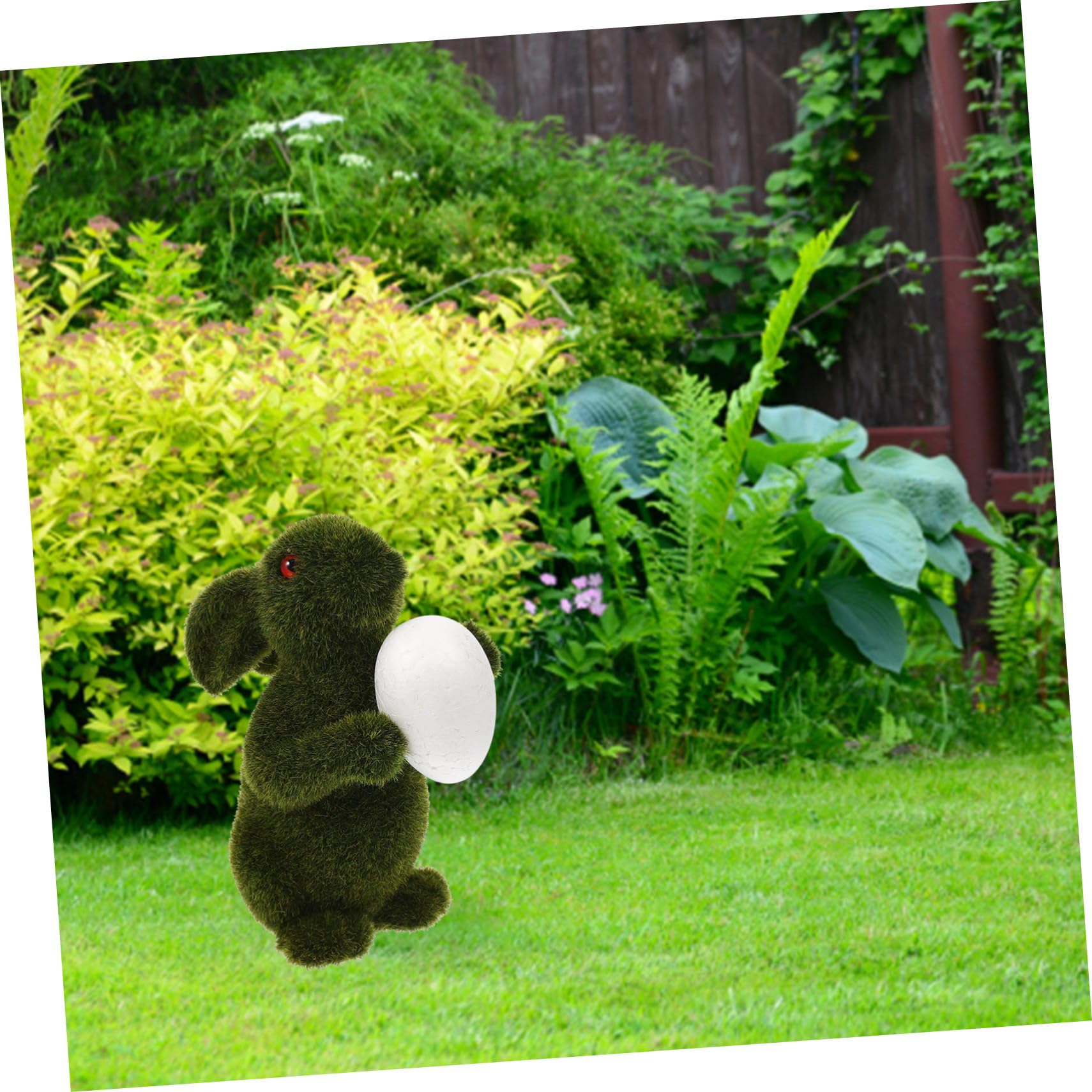 Alipis Lapin de Pâques décor extérieur Jouets à mâcher Lapin Paysage Lapin Jouets pour Rats bouda Decoration Interieure décoration d'intérieur Animaux Lapin simulé Parure de Lapin Flocage