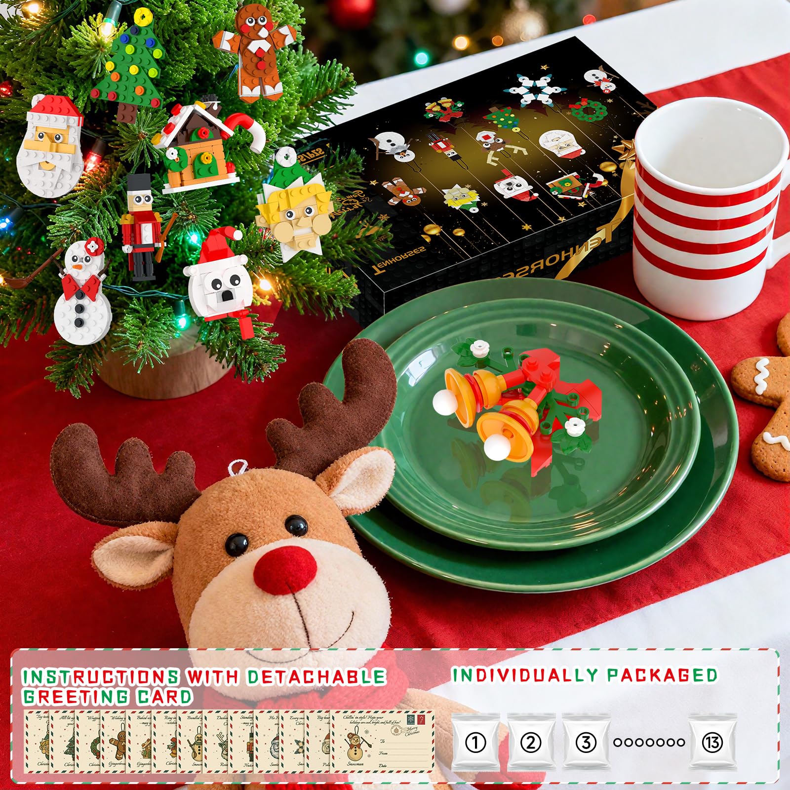 クリスマスオーナメントとクリスマスリースの11点セット Amazon.co.jp: クリスマスオーナメント 組み立てキット クリスマス