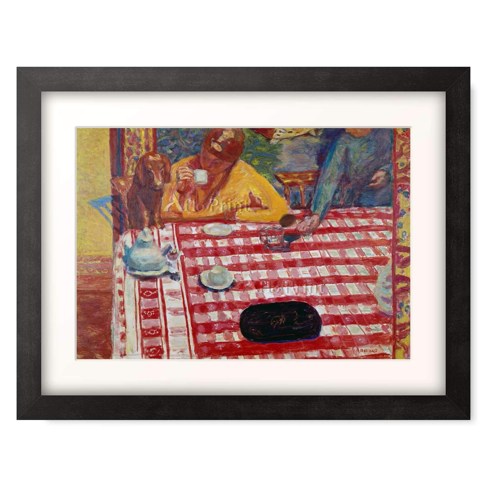 Amazon｜ピエール・ボナール Pierre Bonnard 「Coffee. 1915」 額装