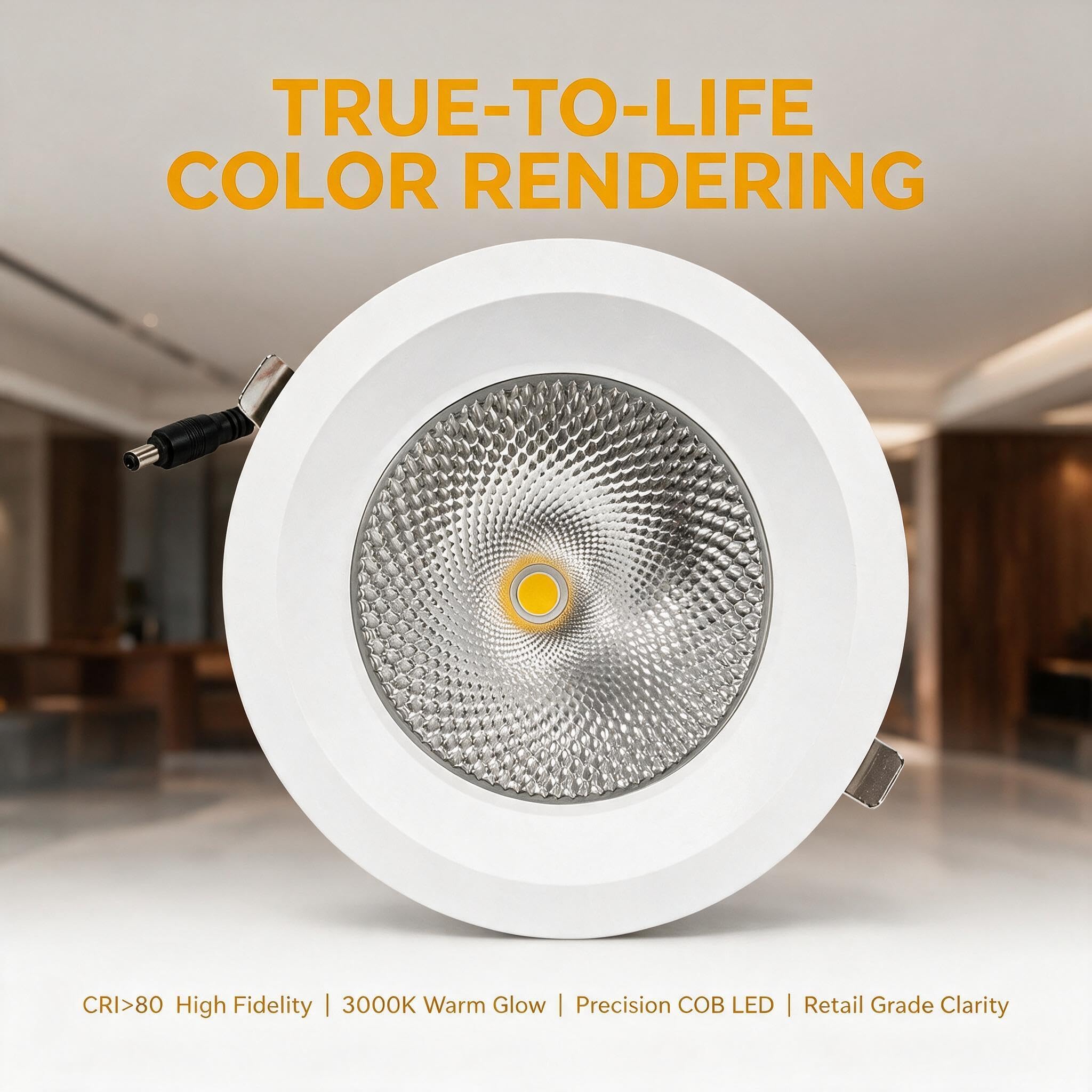 BARCELONA LED Downlight Da Incasso Moda Retail 30W 3000K