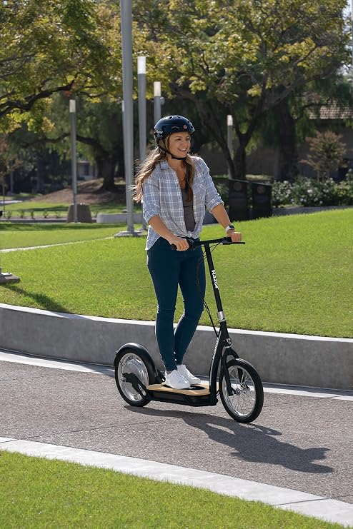 Razor EcoSmart SUP Electric Battery Powered Environmentally Friendly Standing Scooter for Short Commutes, Black