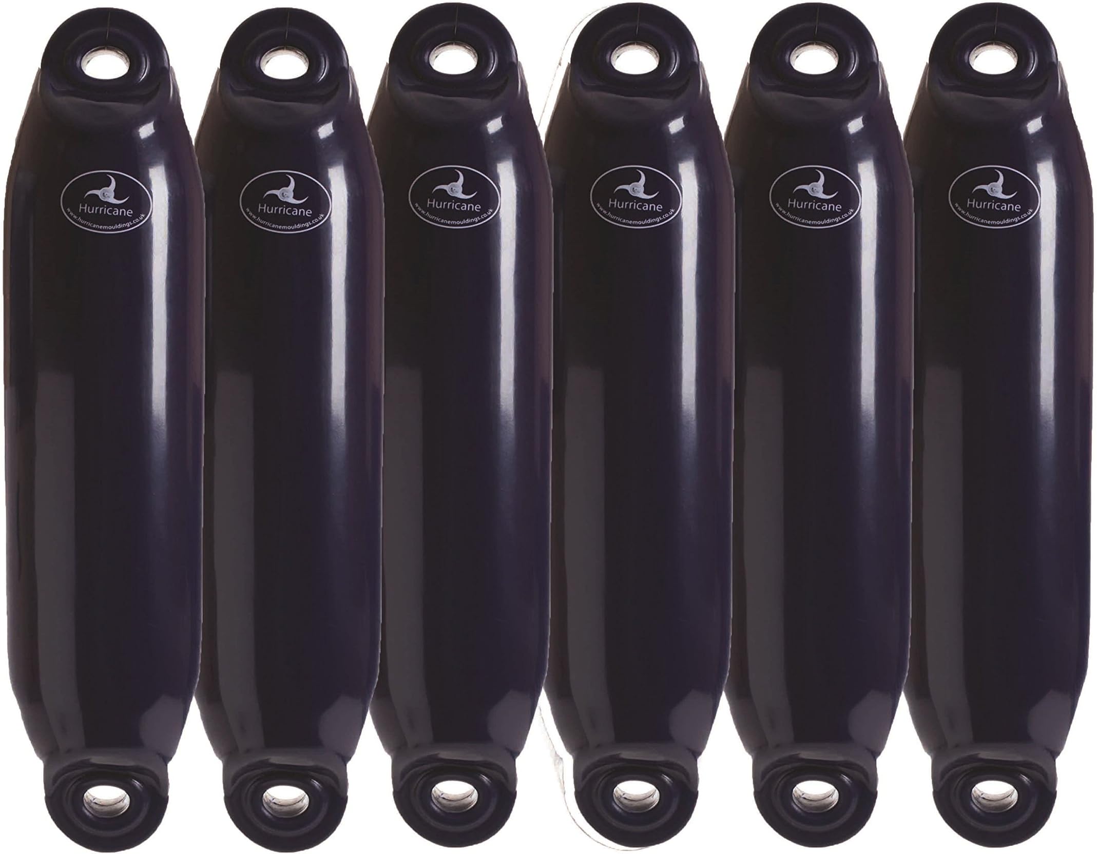 Kingfisher Direct Ltd 6 X Hurricane Fenders HF01-40cm (16") X 10cm (4") (Blue)