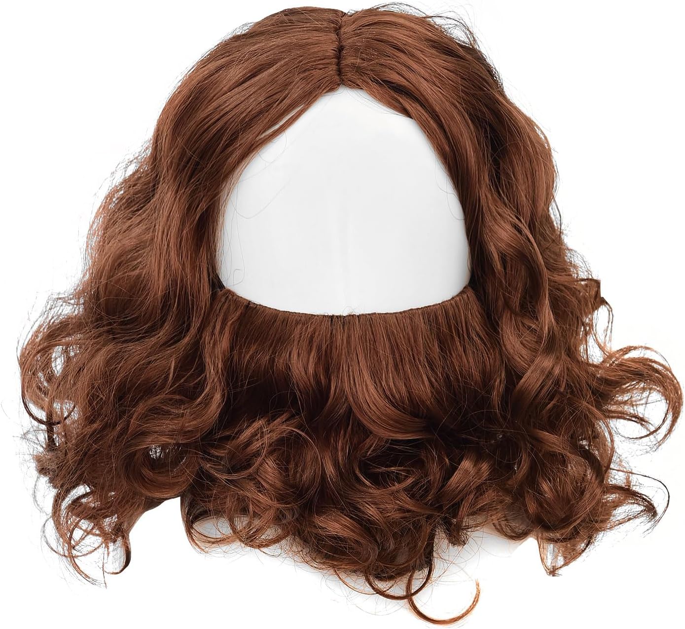ReliBeauty Jesus Costume for Kids,Robe with Wigs and Beards