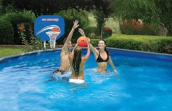 Poolmaster Swimming Pool Basketball and Volleyball Game Combo, Above-Ground Pool - coolthings.us