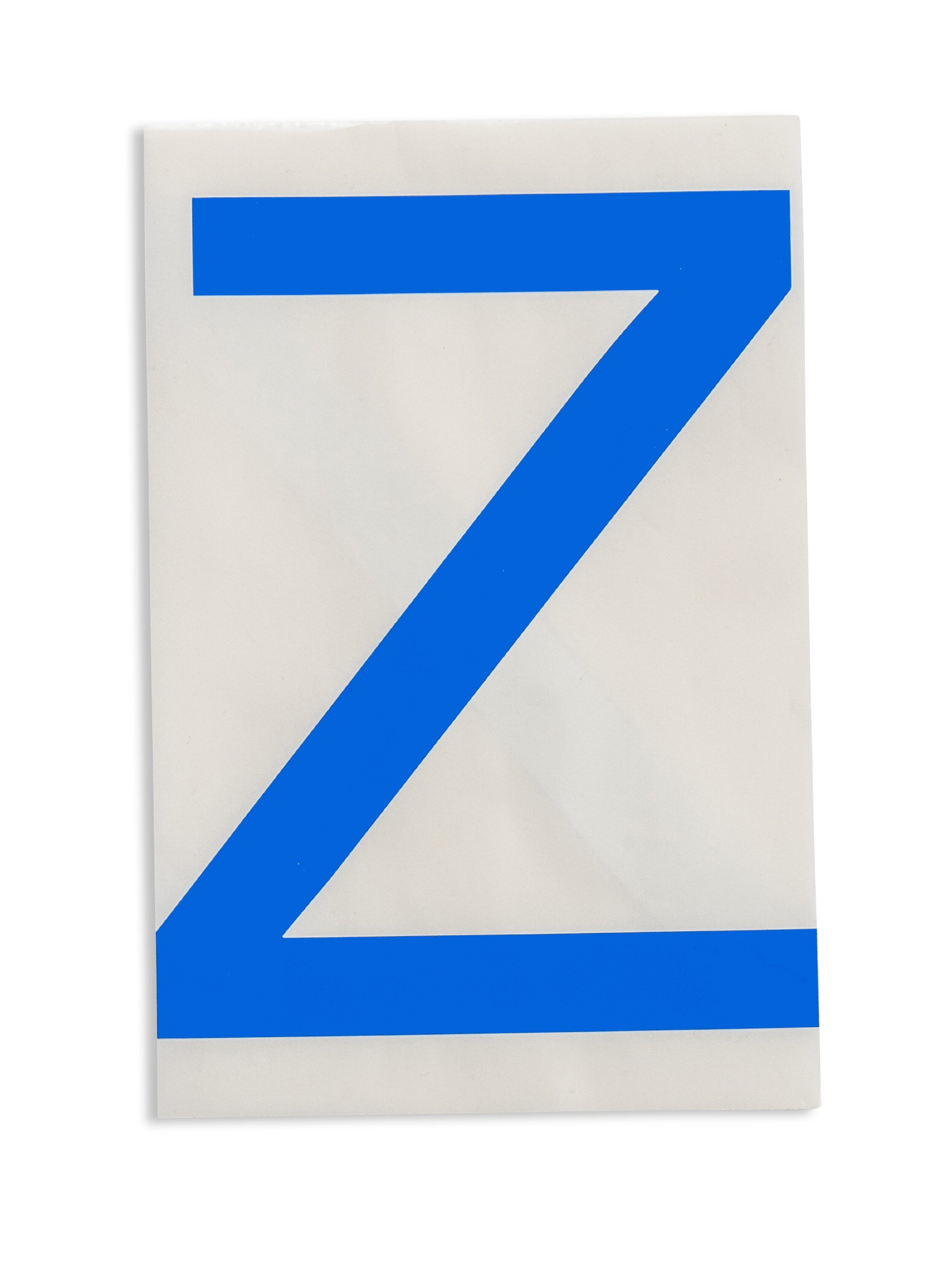 Brady 121845 ToughStripe Die-Cut Polyester Tape, Blue Letter "Z"(Pack of 20)