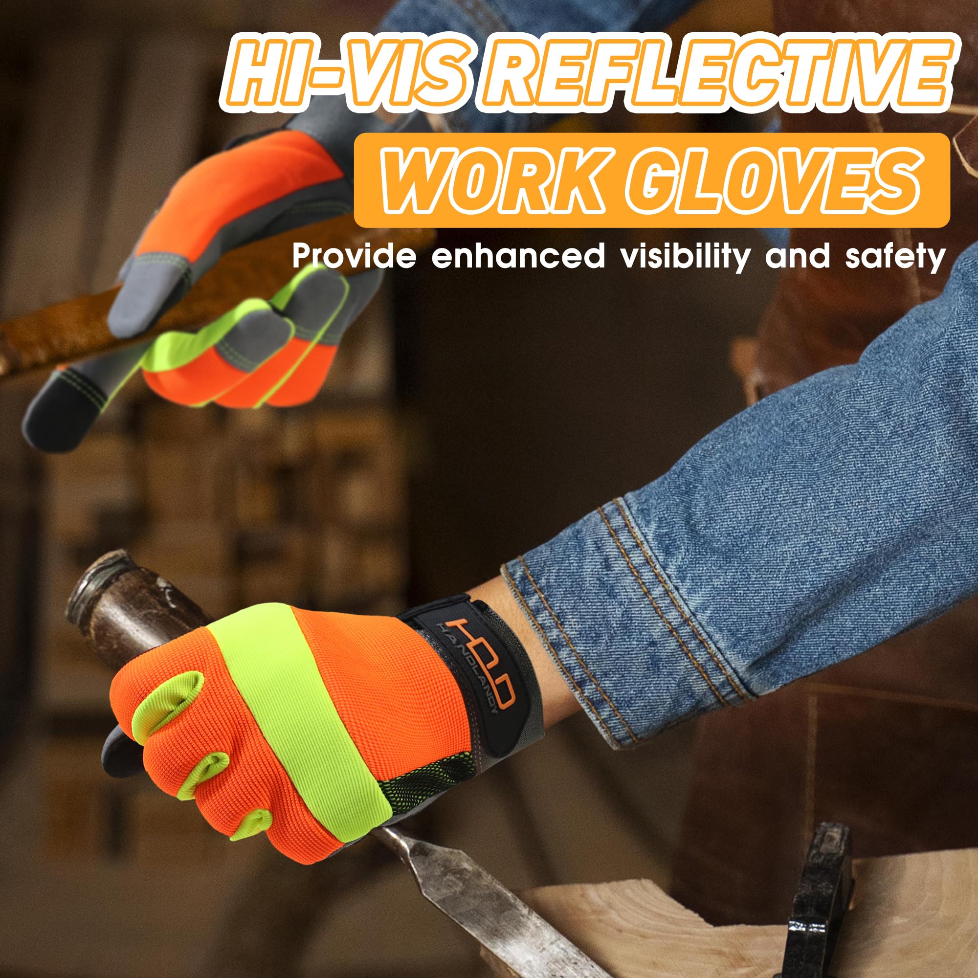 HANDLANDY 6 Paar Anti-Vibrations-Handschuhe, hohe Sichtbarkeit, reflektierende Sicherheits-Arbeitshandschuhe, Touchscreen, flexible Spandex-Rckseite, Anti-Vibrations-Handschuhe (S, Orange) bei Amazon.de | Gnstiger Preis | Kostenloser Versand ab 29 ... HANDLANDY 6 Paar Anti-Vibrations-Handschuhe, hohe Sichtbarkeit, reflektierende Sicherheits-Arbeitshandschuhe, Touchscreen, flexible Spandex-Rckseite, Anti-Vibrations-Handschuhe (S, Orange) bei Amazon.de | Gnstiger Preis | Kostenloser Versand ab 29 ...