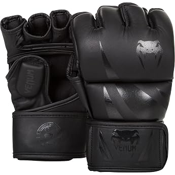 Venum Challenger MMA Gloves - Black/Black - Medium
