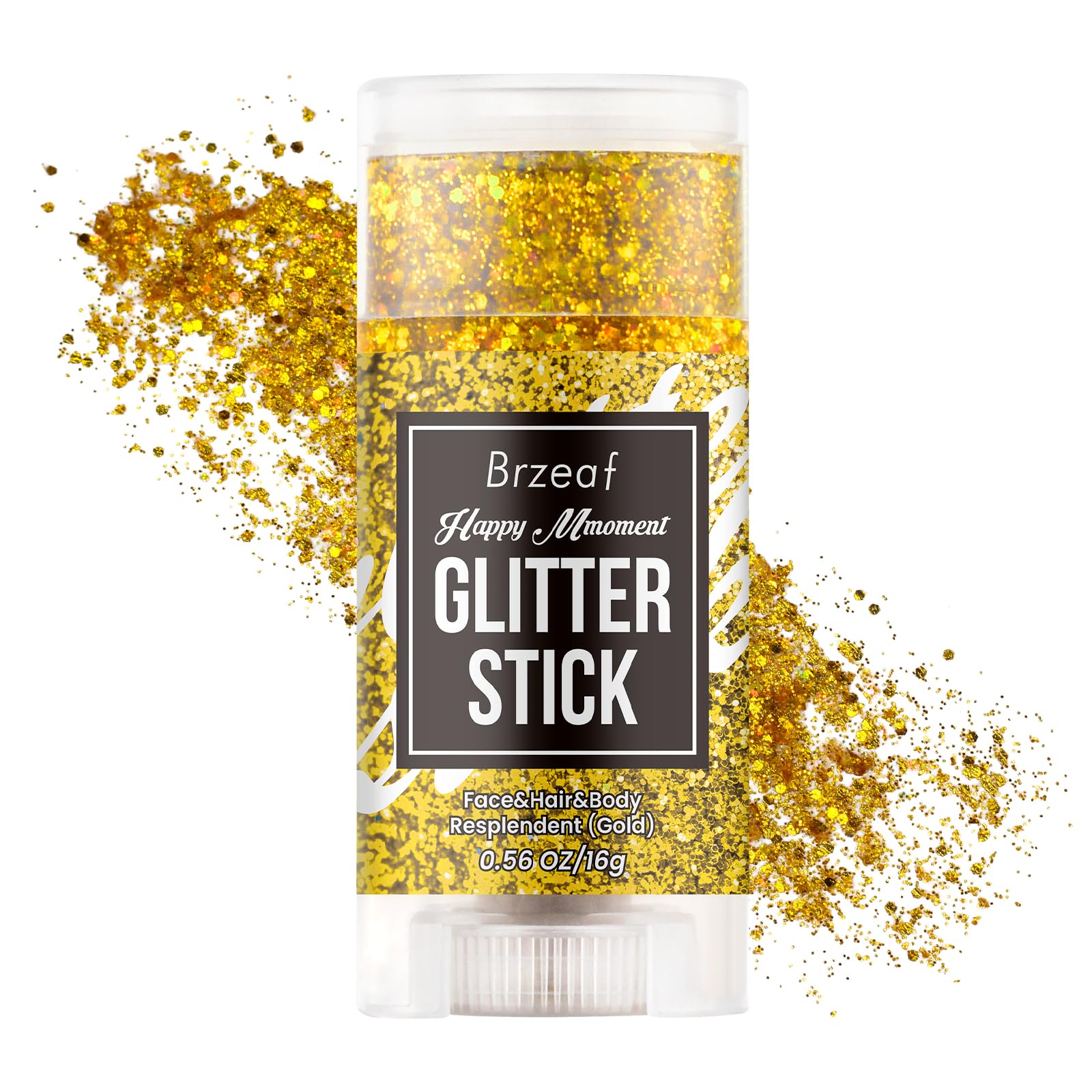 Amazon.com : Brzeaf Waterproof Gold Glitter Stick,Christmas Face