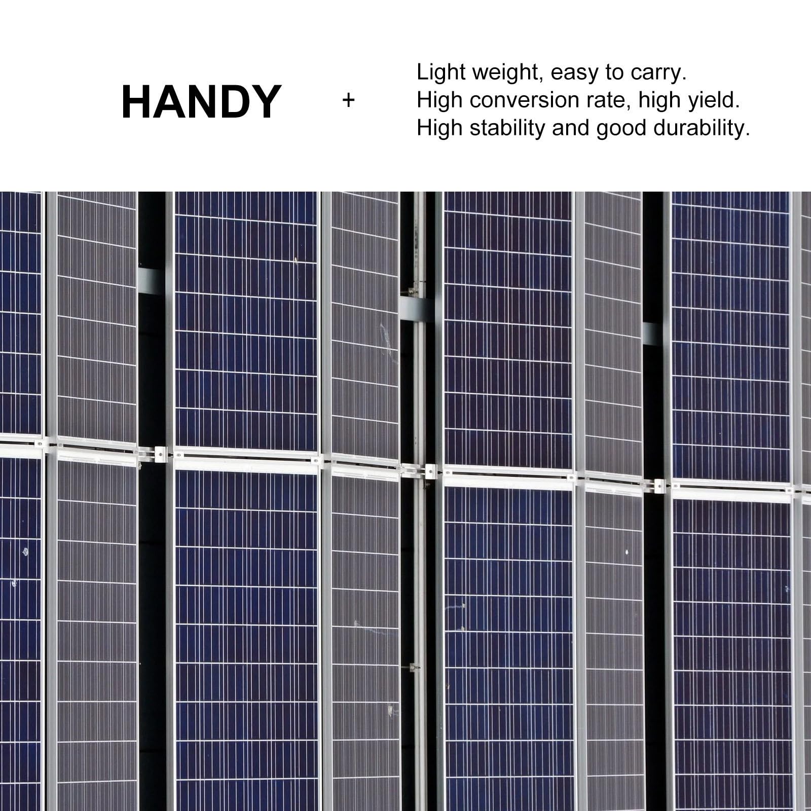 Pannello Solare 20w a 36 Celle in Polietilene per Ricarica | Veicoli e Aeromobili, per Escursioni e Viaggio, Leggero e Facile da Portare