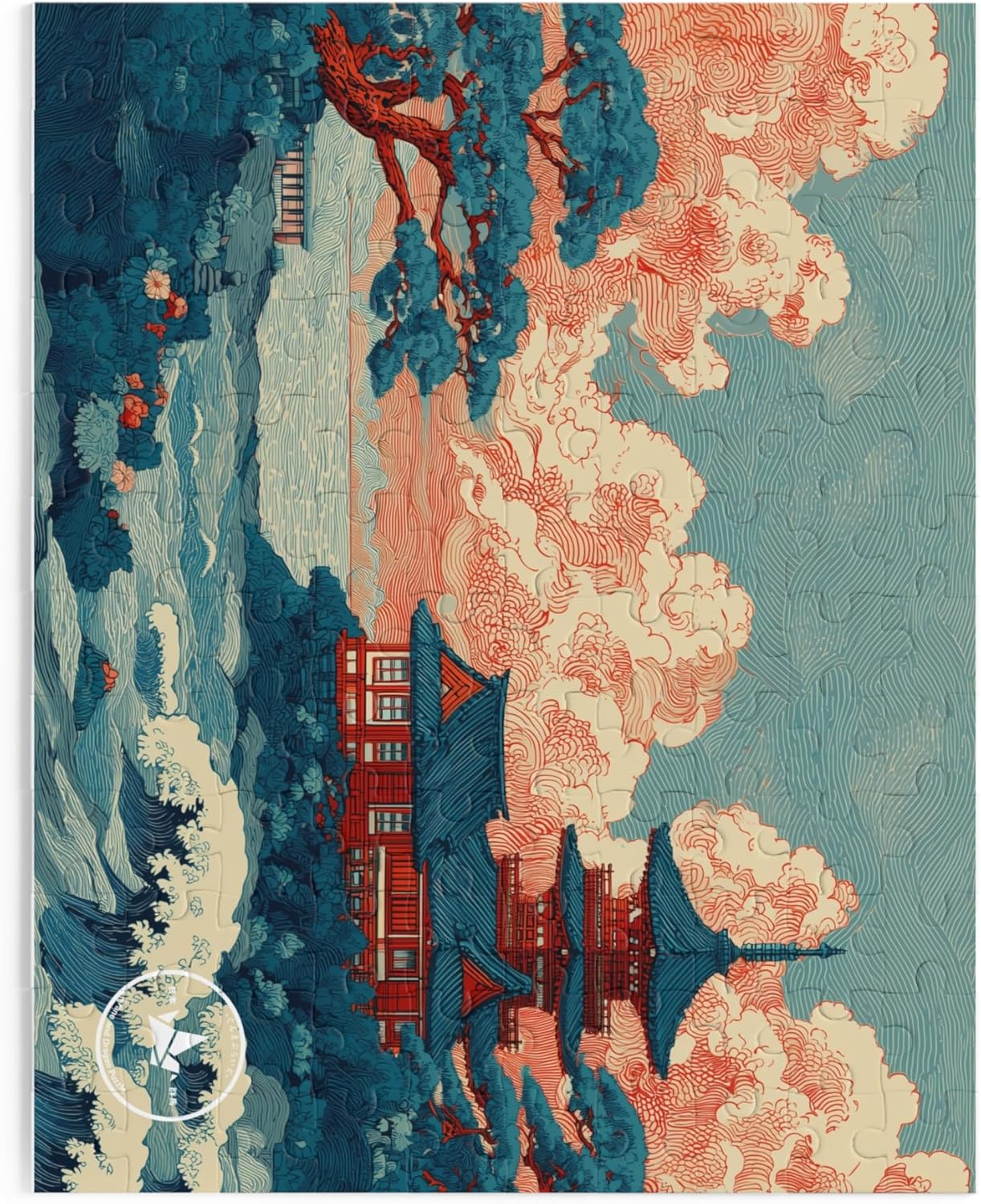 Japanese Culture Illustration Puzzle 500-Piece | 252 & 120 Options