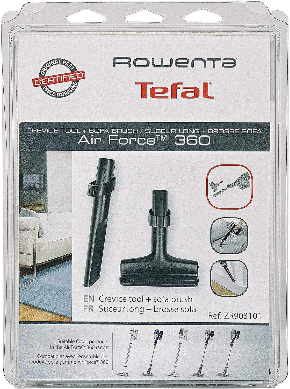 Bocchetta Telescopica Per Aspirapolvere Rowenta ZR902401 - Per Fessure E Radiatori - Foto 9