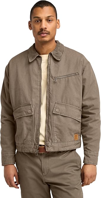 Timberland Men's Washed Canvas Insulated Jacket