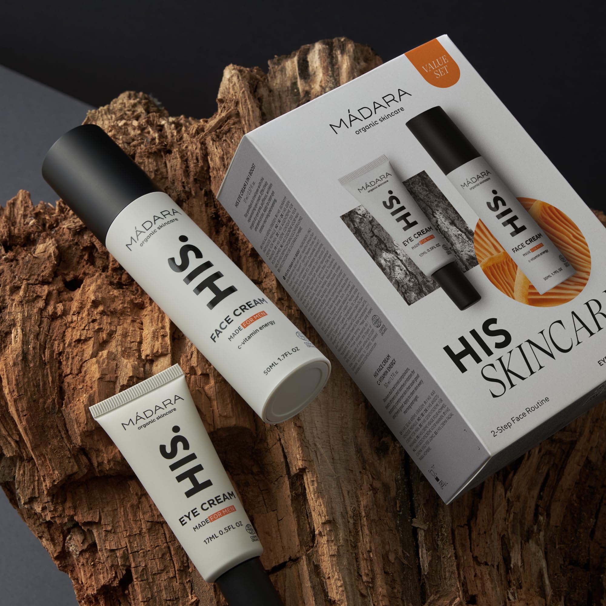 MÁDARA HIS Skincare Set de rutina facial en dos pasos - Set regalo