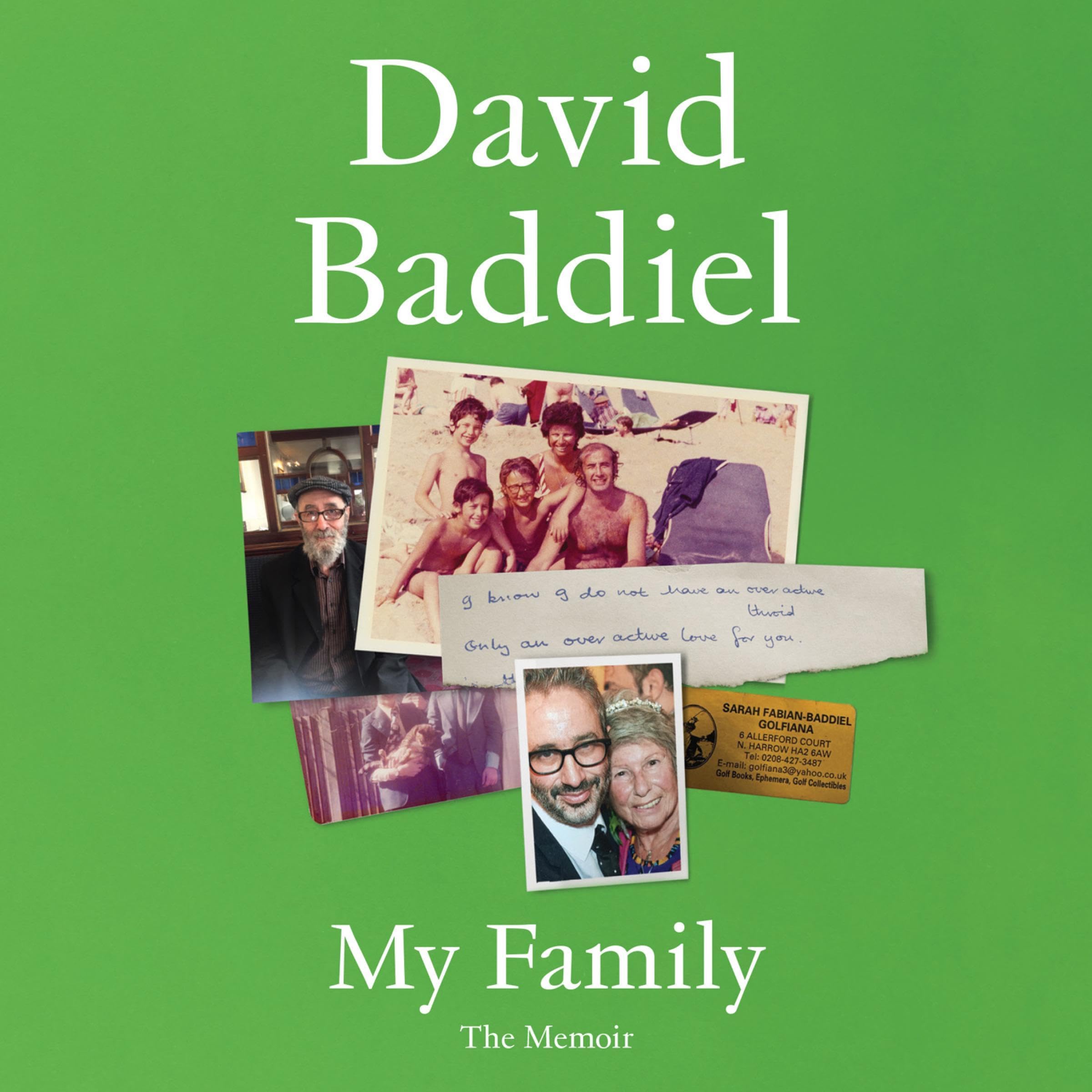 Cover image of My Family by David Baddiel