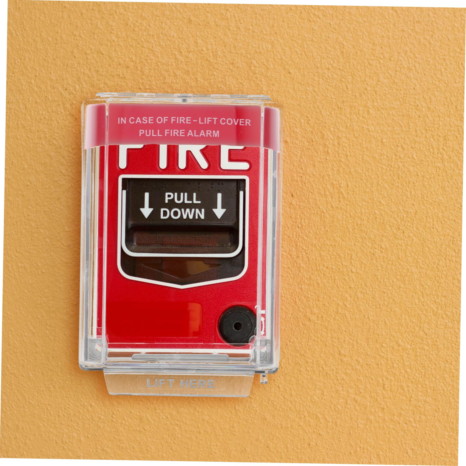 Veemoon Cubierta Protectora para Interruptor de Alarma contra Incendios Cubierta de Pulsador de Llamada Manual Protección Exterior para Punto de Llamada de Incendios Diversos Entornos