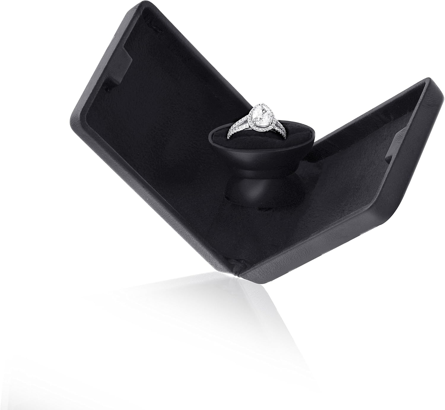 Noble Pack Pop the Question Ring Box - Flat & Slim Engagement Ring Box for Proposal or Special Occasion - Image 2