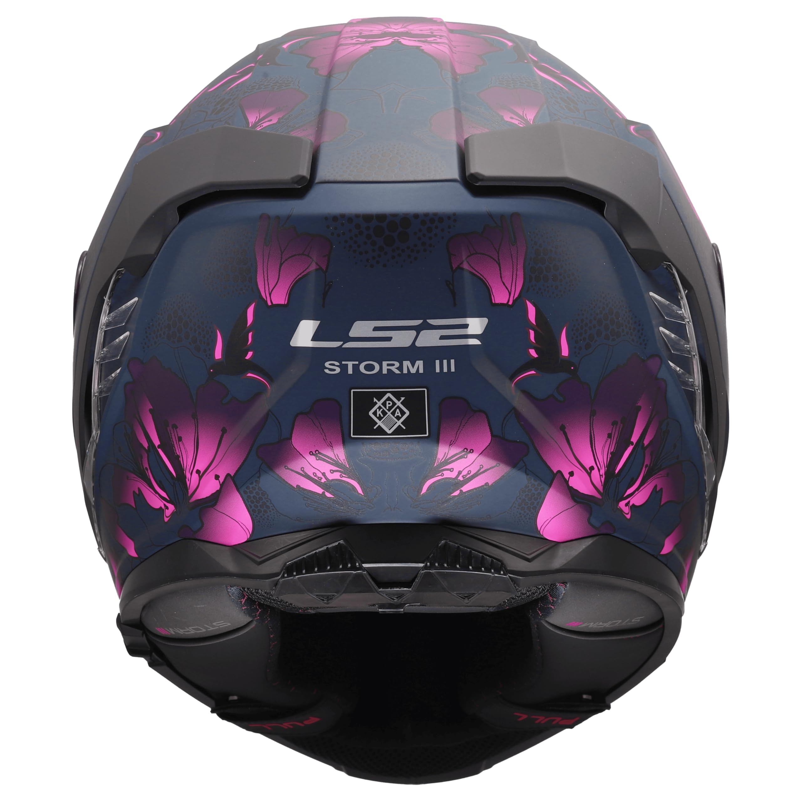 LS2, Casco Moto Integrale STORM III BURST Black Pink, XXS
