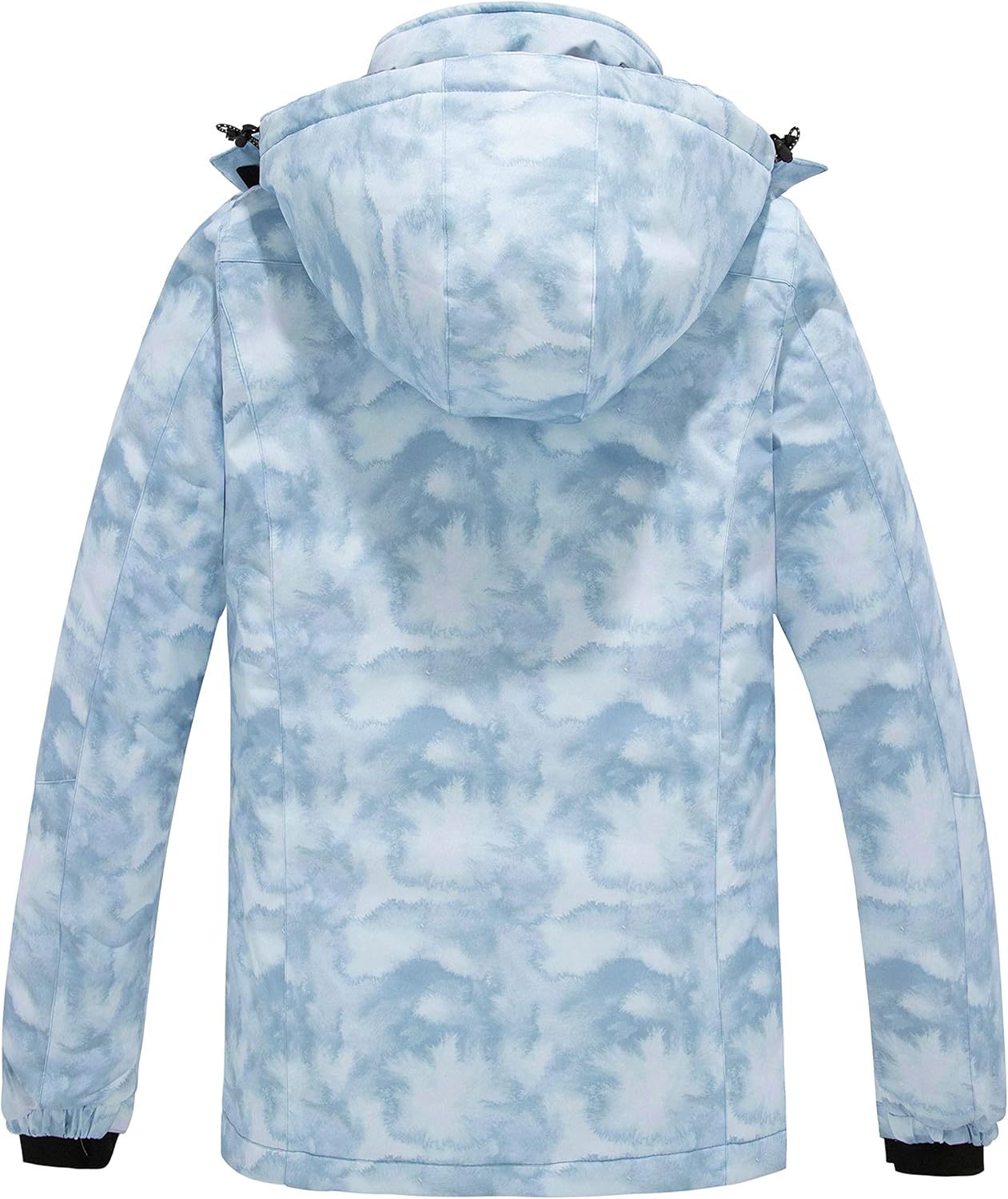 wantdo Women's Waterproof Ski Jacket Mountain Windproof Rain Jacket Winter Warm Snow Coat