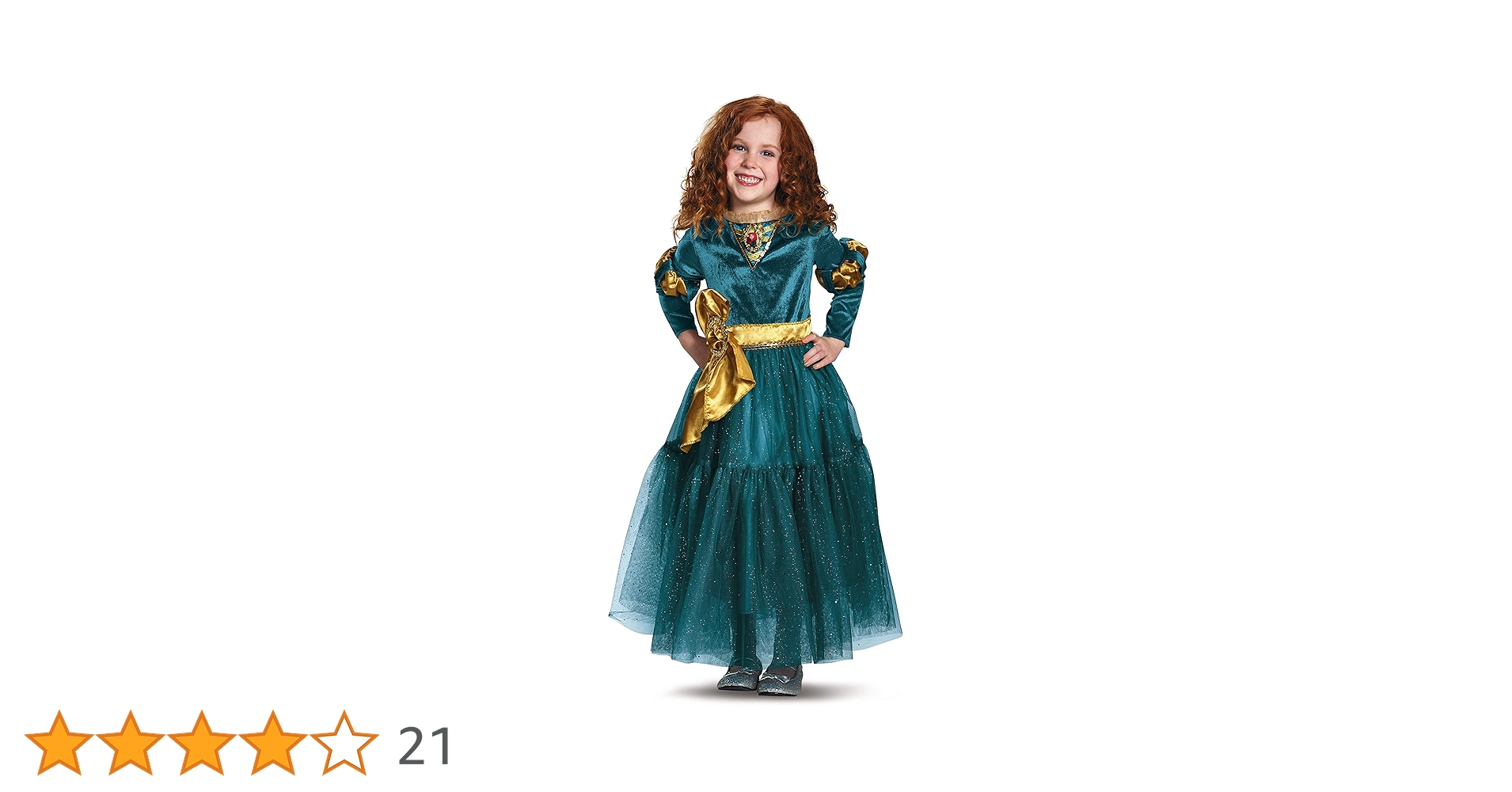 『どっさん』メリダ　仮装用ドレス　ウィッグ付き Disney 売切価格/ ディズニー プリンセス メリダ キッズ