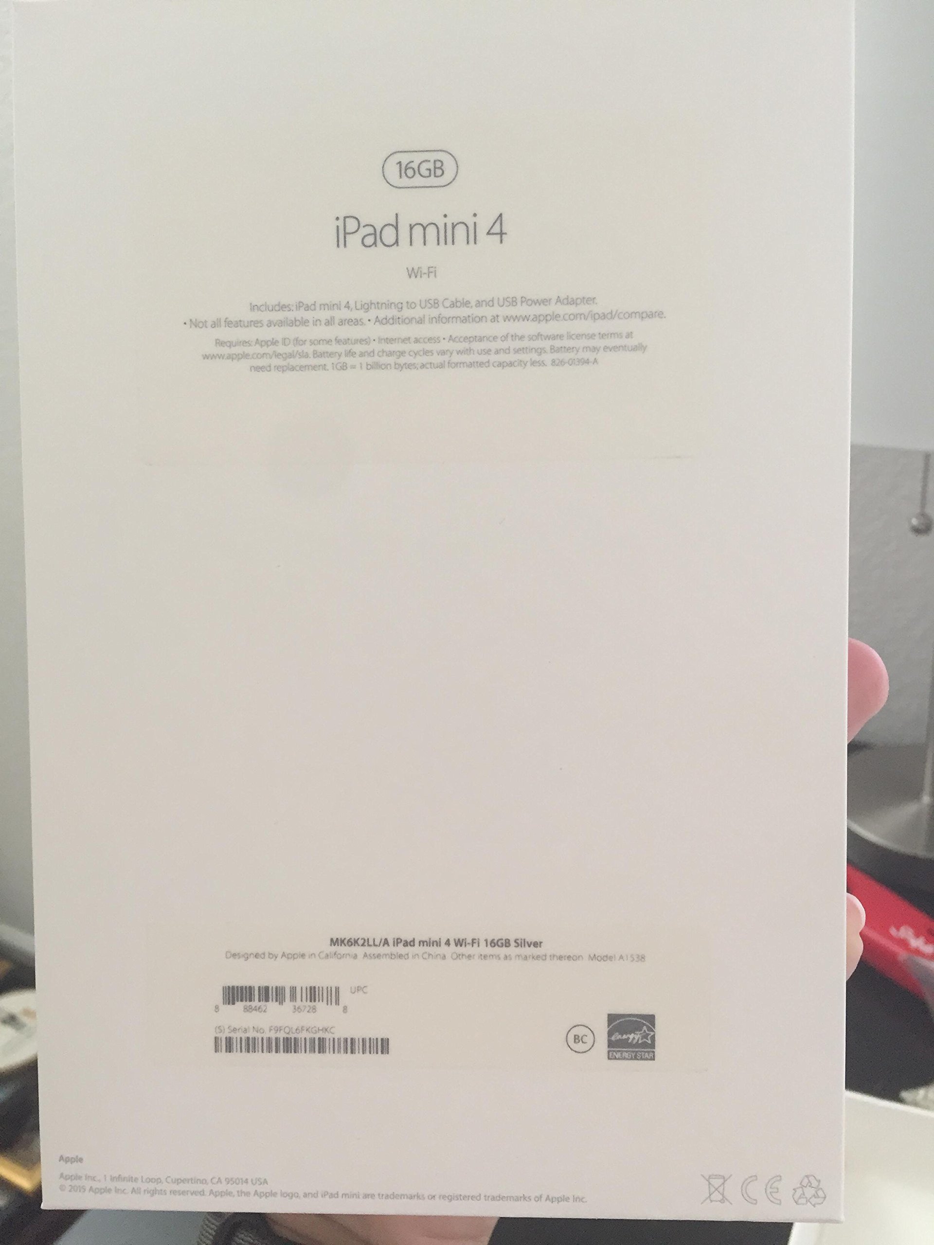 Amazon.com : Apple iPad Mini 4 (16GB, Wi-Fi, Silver) : Electronics