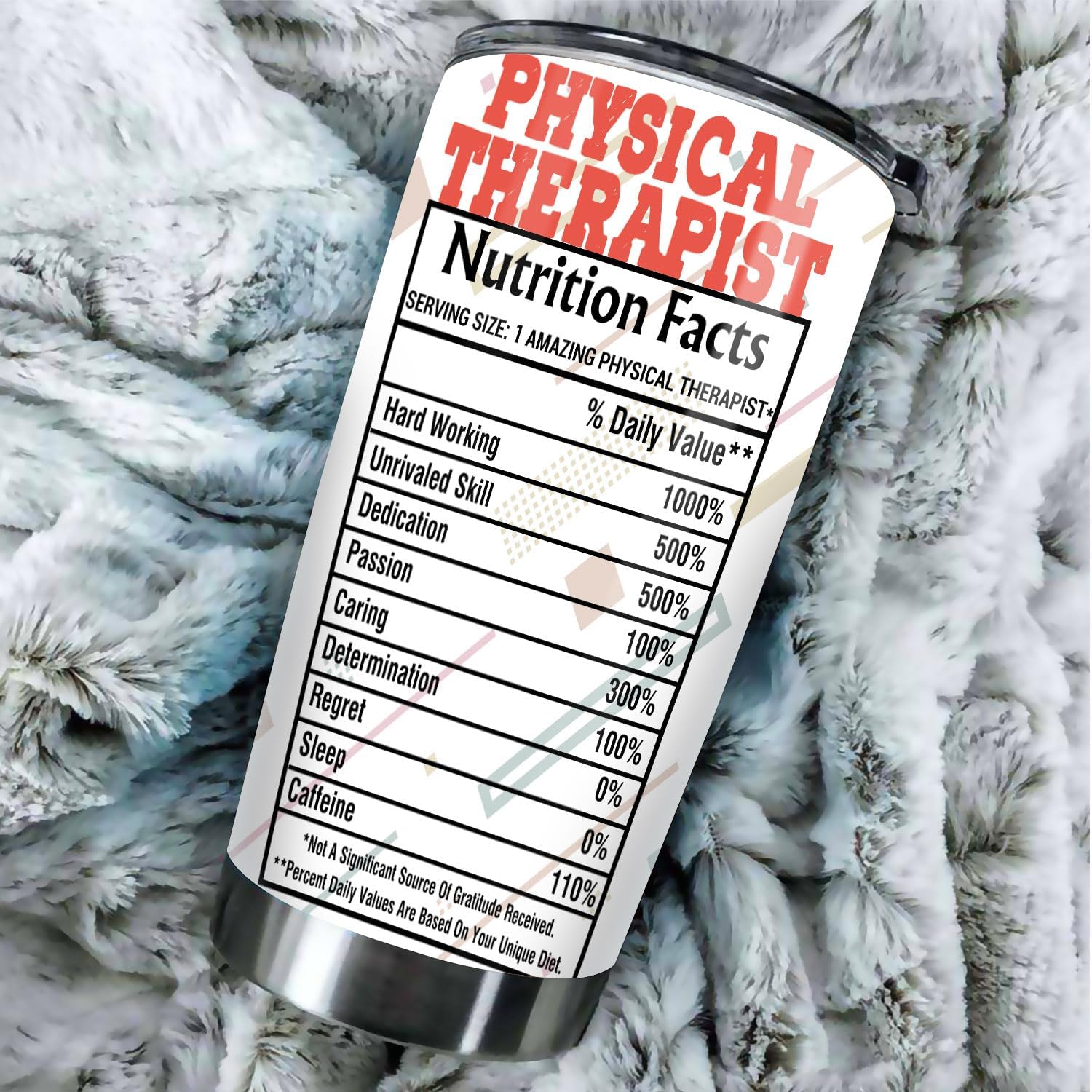 Stainless Steel Tumbler, 20oz, Funny Physical Therapist Gifts for Women Men, Eco-Friendly Reusable Coffee Cup - Image 5